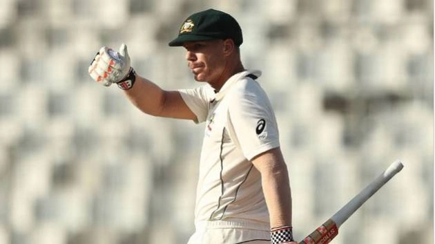 वॉर्नर का शतक, ऑस्ट्रेलिया को पहली पारी में बढ़त - David Warner, Australia-Bangladesh Test Match