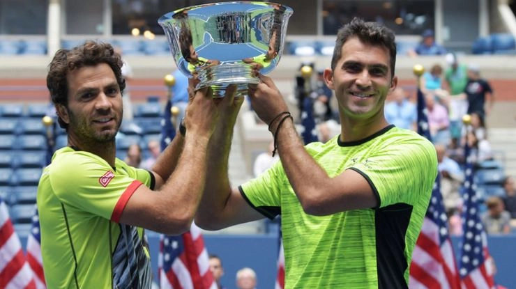 रोजर और टेकाऊ ने जीता यूएस ओपन का युगल खिताब - US Open Tennis doubles titles