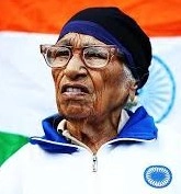 पिंकाथॉन में दौड़ीं 101 साल की मान कौर - Mann Kaur