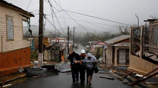 चक्रवातीय तूफान मारिया से प्यूर्टो रिको पर भारी तबाही
