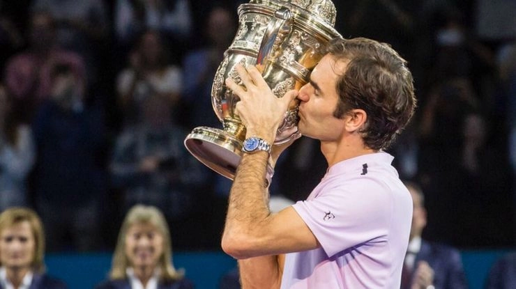 रोजर फेडरर ने आठवीं बार जीता 'बासेल खिताब' - Roger Federer, Swiss Indoor Tennis Tournament, Basel Titles