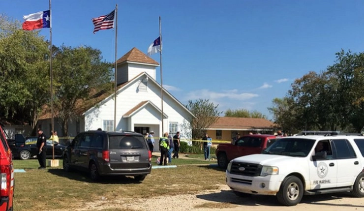 अमेरिका में चर्च में गोलीबारी, 27 की मौत