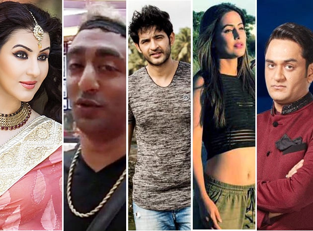 ये हैं बिग बॉस 11 के 5 दमदार खिलाड़ी - Bigg Boss 11, Hina Khan, Aakash Dadlani, Vikas Gupta, Shilpa Shinde