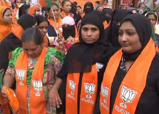गुजरात चुनाव : भाजपा के समर्थन में उतरीं मुस्लिम महिलाएं - Gujarat Assembly Elections 2017, BJP, Muslim Women