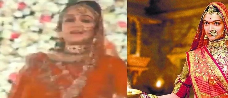 पद्मावती के घूमर पर नाचीं मुलायम की बहू (वीडियो) - Padmavati Aparna Yadav Video