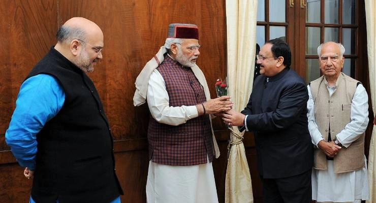 हिमाचल प्रदेश : नड्डा, ठाकुर मुख्यमंत्री की रेस में आगे