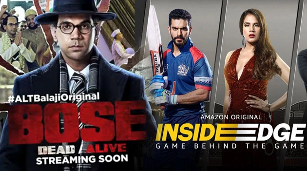 2017 की श्रेष्ठ इंडियन वेब सीरिज - 2017, Web Series, India, Inside Edge, Bose Dead or alive