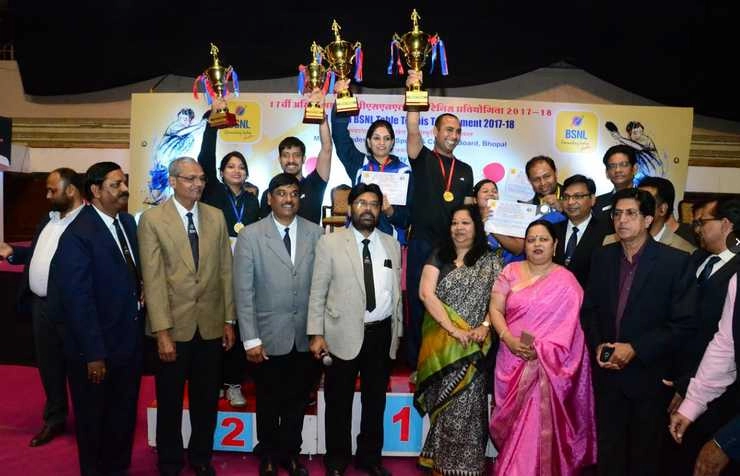 बीएसएनएल टे‍बल टेनिस चैंपियनशिप, जनकराज, शैली ने जीते स्वर्ण - BSNL Table Tennis Championship, Janakraj, Shaili Dhawan