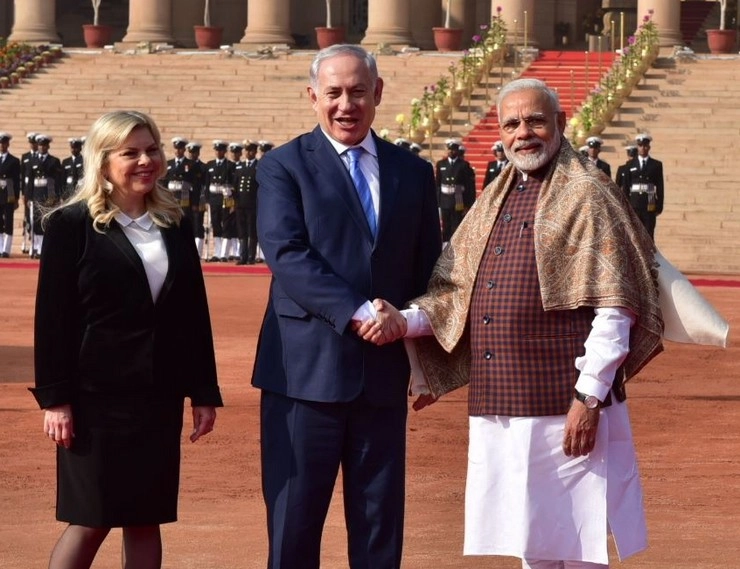 भारत-इसराइल ने किए 9 करारों पर हस्ताक्षर - India Israel diplomatic relations