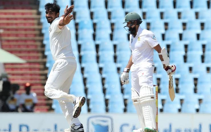 कोहली-बुमराह ने जगाई भारतीय उम्मीद, द. अफ्रीका को डिविलियर्स ने संभाला - South Africa vs India, 2nd Test - Cricket Score card,