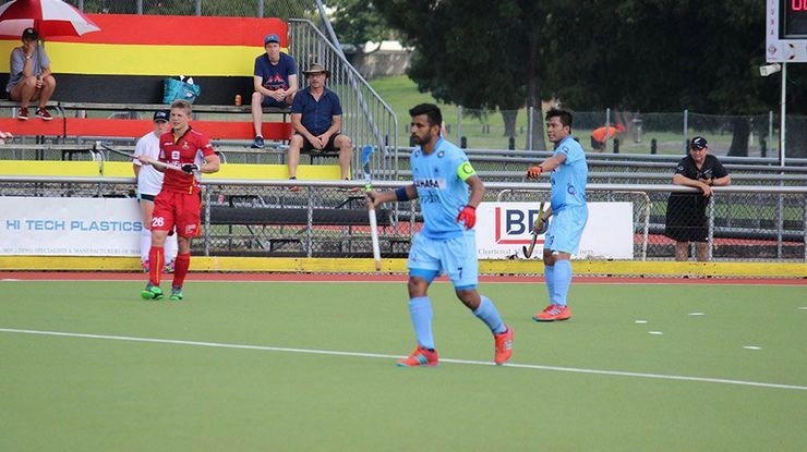 बेल्जियम से फाइनल में फिर हारा भारत - India Belgium Invitational Hockey Tournament