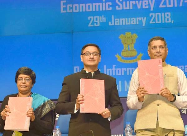 इस बार गुलाबी रंग में आर्थिक सर्वेक्षण - Economic Survey 2017-18, Arun Jaitley, Parliament
