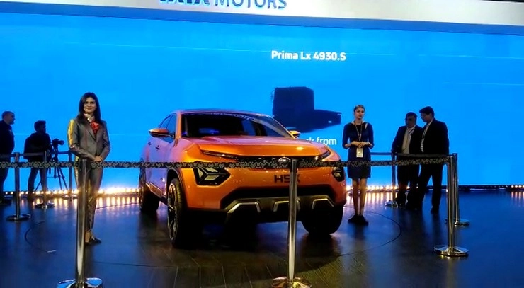 टाटा मोटर्स ने पेश की गजब की H5X कॉन्सेप्ट कार... - tata unveils h5x suv concept at auto expo2018