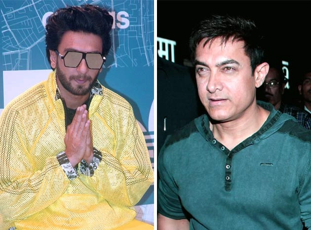 आमिर खान और रणवीर सिंह साथ करेंगे स्क्रीन शेयर - Aamir Khan, Ranveer Singh, Commercial Ad, Galli Boy, Thugs of Hindostaan