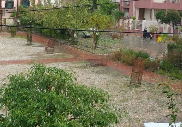 बेमौसम बारिश से फसल बर्बाद, 4 की मौत - rain in Mathura