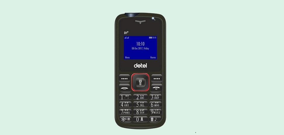 सिर्फ 399 रुपए में मिलेगा यह फीचर फोन - detel d1