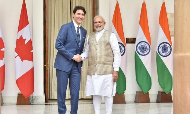 पीएम मोदी से कनाडाई प्रधानमंत्री ट्रूडो की मुलाकात...