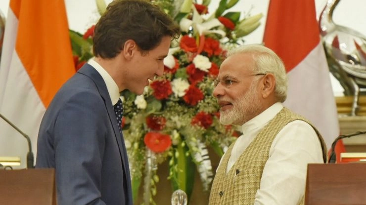 भारत और कनाडा के बीच छह समझौते