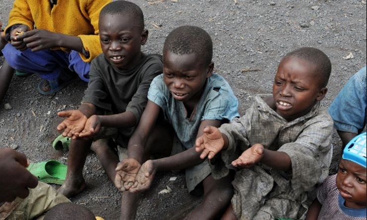 कांगो में 20 लाख बच्चे भुखमरी के कगार पर