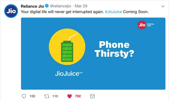 जल्द आ रहा है जियो ज्यूस ऑफर - ,Jio Juice Offer
