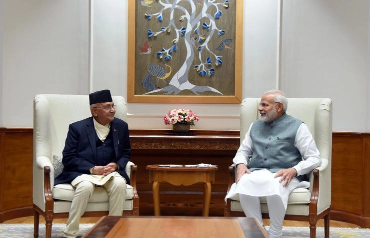 नेपाल के प्रधानमंत्री ओली और मोदी ने सहयोग मजबूत करने का किया फैसला
