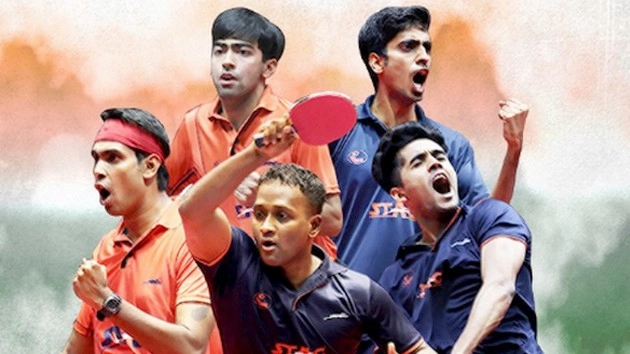 CWG 2018 : भारतीय पुरुष टेबल टेनिस टीम ने जीता स्वर्ण - Commonwealth Games 2018, Indian Men's Table Tennis Team, Gold Medal