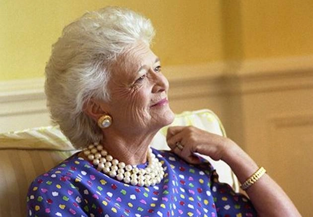 अमेरिका की पूर्व प्रथम महिला बारबरा बुश का निधन - former first lady of US Barbara Bush dies