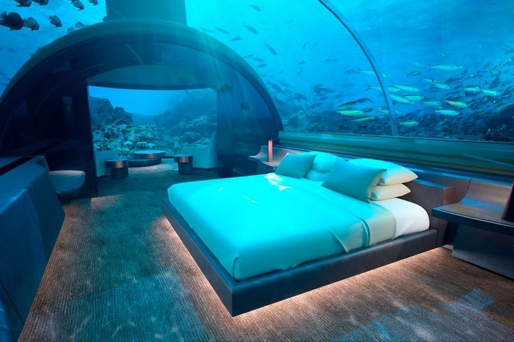 समुद्री के अंदर सोने का मजा, गहराइयों में बना दुनिया का पहला विला - worlds first underwater villa