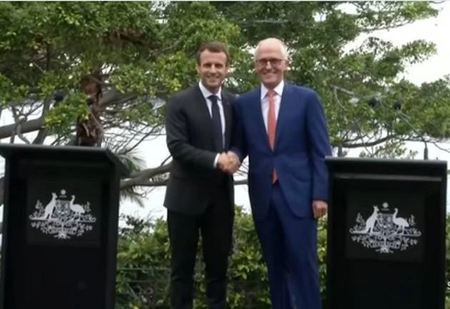 फ्रांस के राष्‍ट्रपति ने ऑस्ट्रेलियाई पीएम की पत्नी को कहा 'डिलिशियस', फिर क्या हुआ... - France president tells Australia PM wife delicious