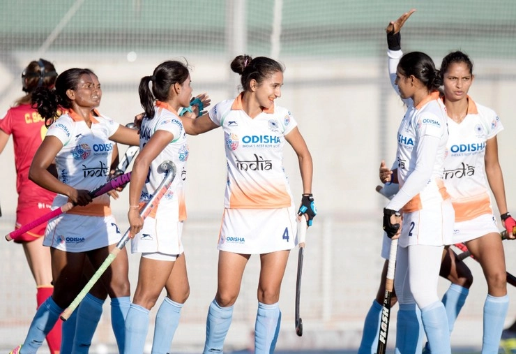 भारतीय महिला हॉकी टीम ने स्पेन को 3-2 से हराया