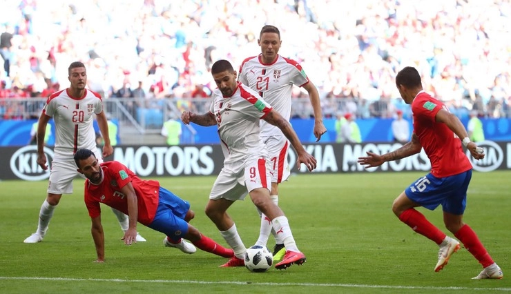 FIFA WC 2018 : कप्तान कोलारोव के गोल से सर्बिया ने कोस्टारिका को हराया - Serbia Costa Rica Captain Colarov Goalkeeper World Cup 2018