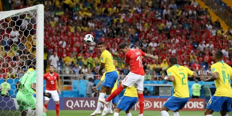 FIFA WC 2018 : स्विट्‍जरलैंड ने पांच बार की विश्व चैम्पियन ब्राजील को 1-1 की बराबरी पर रोका - FIFA World Cup 2018, Brazil,
