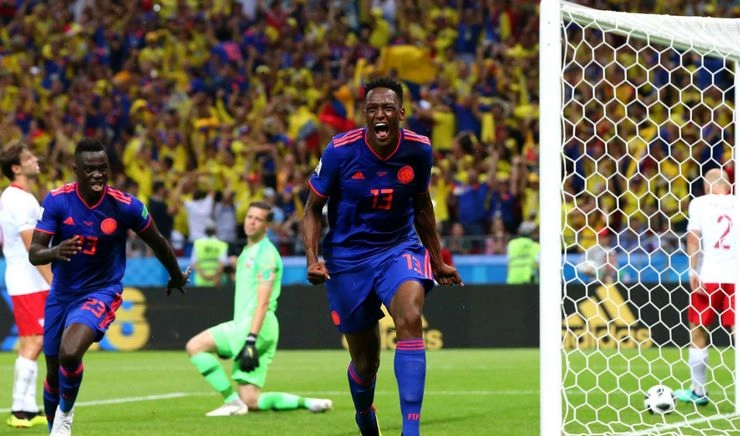 FIFA WC 2018 : कोलंबिया ने पोलैंड को 3-0 से हराकर 'नाकआउट' में पहुंचने की उम्मीदों को जिंदा रखा - World Cup Football 2018, Colombia