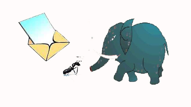 बाल गीत : चींटी की चिट्ठी। The ant and the elephant - ant and elephant poem