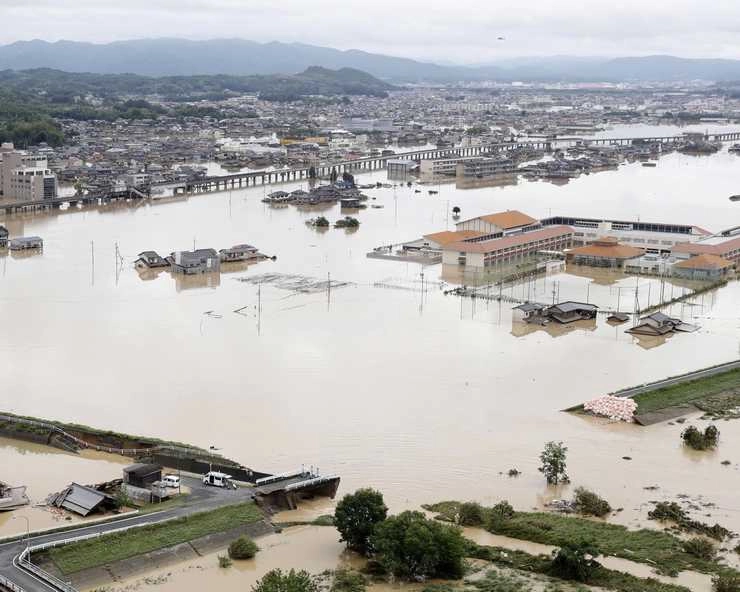 जापान में भीषण बारिश, 140 लोगों की मौत, 20 लाख से अधिक प्रभावित