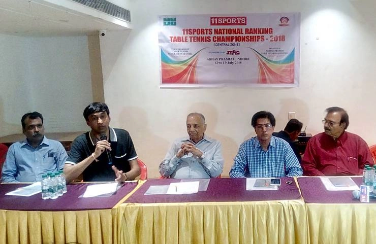 राष्ट्रीय रैंकिंग टेबल टेनिस स्पर्धा (सेंट्रल इंडिया) इंदौर में 12 जुलाई से - National  Ranking Table Tennis indore