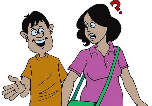 गर्लफ्रेंड अपना पर्स लिए बिना बॉयफ्रेंड से मिलने पहुंची - Hindi Joke