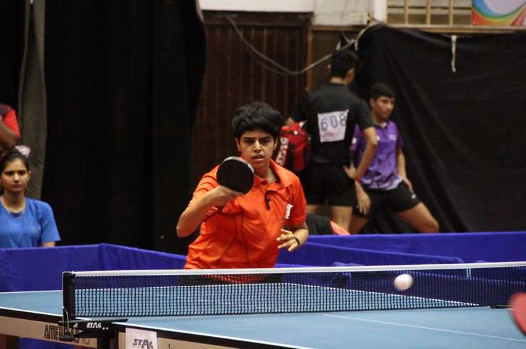 मानव, पार्थ, सुर्तीथा, मधुरिका सेंट्रल इंडिया टेबल टेनिस के तीसरे दौर में - Central India Table Tennis