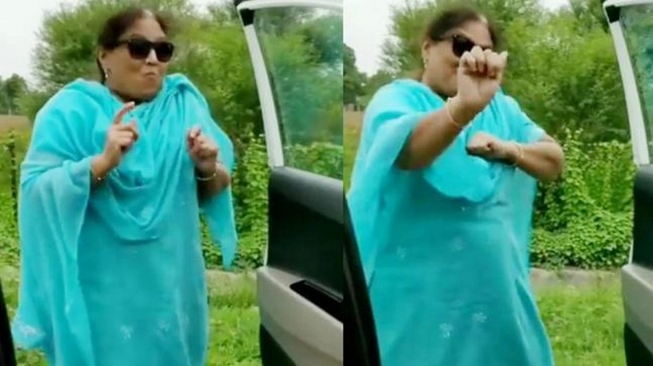 55 वर्षीय महिला का किकी डांस चैलेंज वीडियो हुआ वायरल