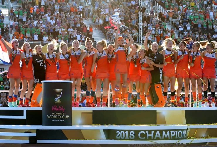 महिला हॉकी विश्व कप में हॉलैंड का दबदबा, आयरलैंड को रौंदकर जीता आठवां स्वर्ण पदक - Holland Women's World Cup Hockey Champion