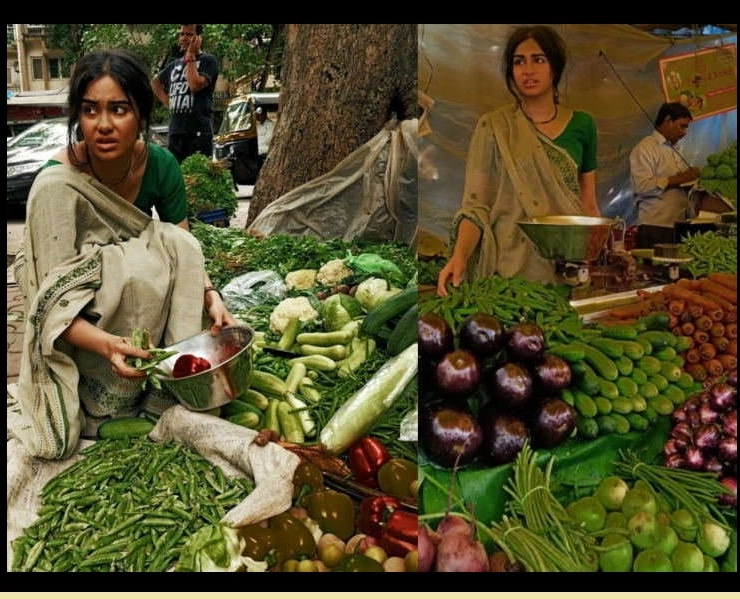 OMG! फटेहाल, सड़क पर सब्जियां बेच रही है यह हॉट बॉलीवुड एक्ट्रेस, शर्तिया पहचान नहीं पाएंगे इस अदा को.. - hot actress Adah Sharma selling vegetables in Mumbai