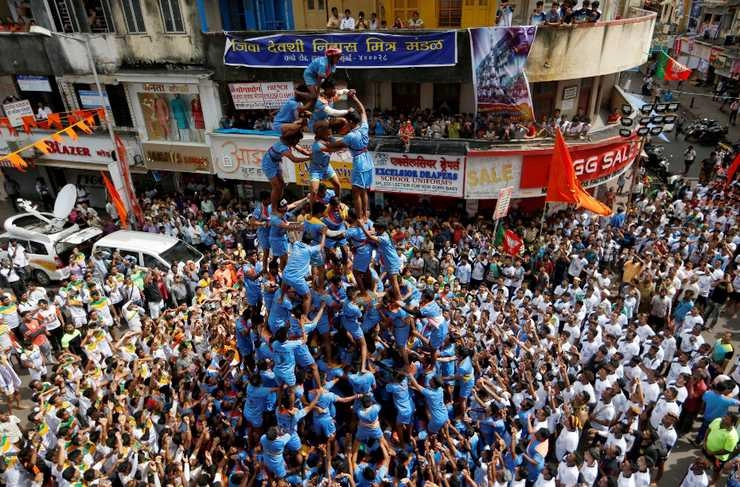 मुंबई में दही हांडी उत्सव में एक व्यक्ति की मौत, 121 घायल
