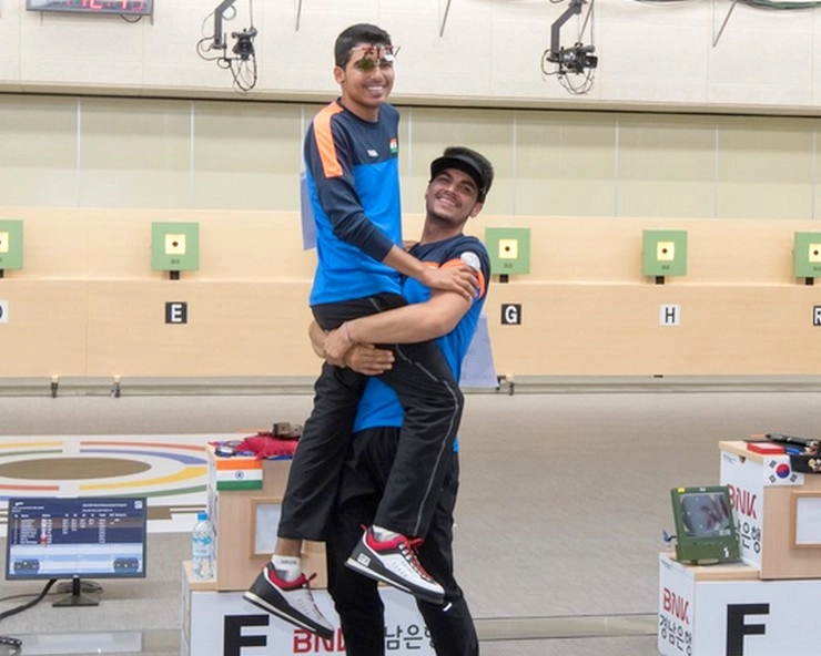 आईएसएसएफ वर्ल्ड चैंपियनशिप : शूटर सौरभ चौधरी ने फिर साधा गोल्ड पर निशाना - issf junior world championship saurabh chaudhary won gold in 10m air pistol event