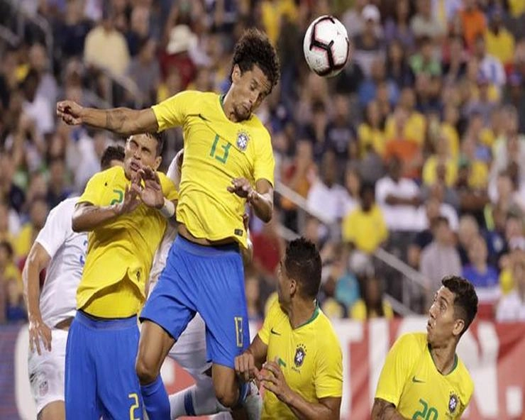 नेमार, रोबर्टो ने ब्राजील को अमेरिका पर दिलाई 2-0 से जीत - Neymar, Roberto Fermino