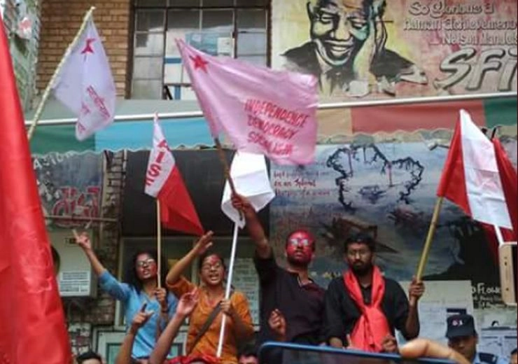 जेएनयू छात्रसंघ चुनाव में लेफ्ट की क्लीन स्विप