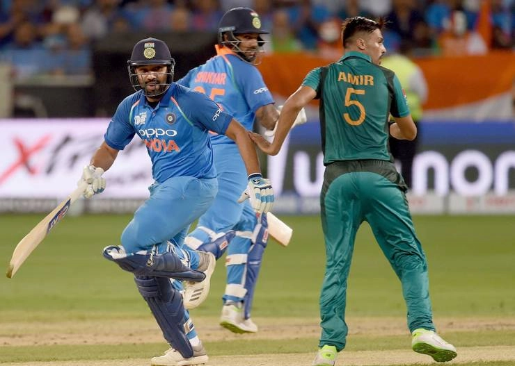 एशिया कप में भारत की 'दबंगई' के आगे पाकिस्तान ने घुटने टेके - India beats Pakistan in Asia Cup match