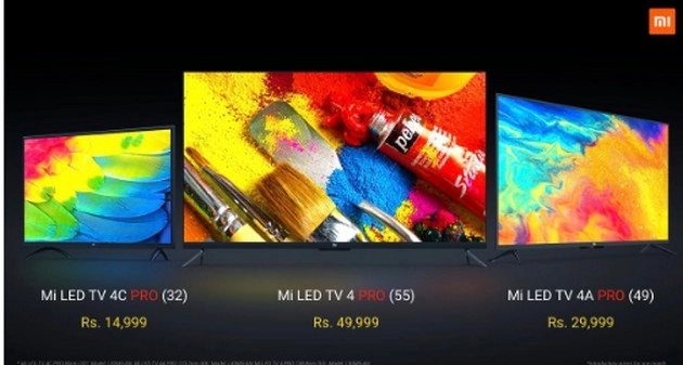 शाओमी ने लांच किया एमआई टीवी का नया रेंज - Xiaomi MI TV