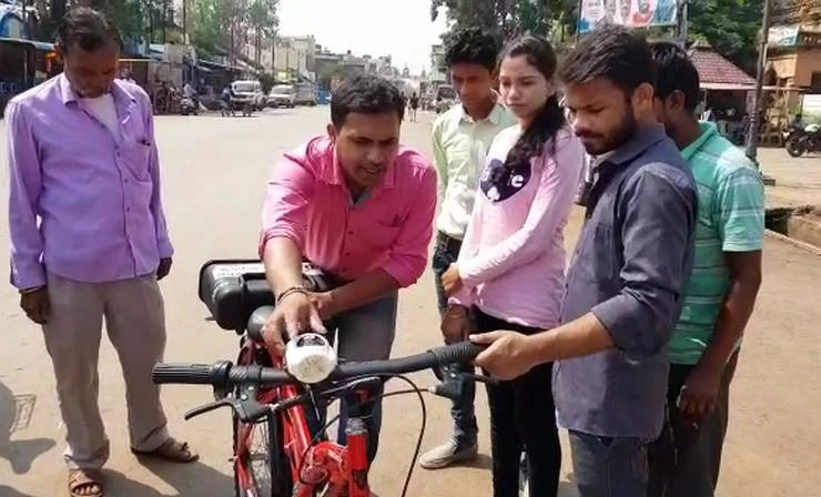 छत्तीसगढ़ में बनी ये बाइक पैडल से होती है चार्ज, जानिए और क्या है इसमें खास... - Chhattisgarh, Bicycle, Jagdalpur, Bastar