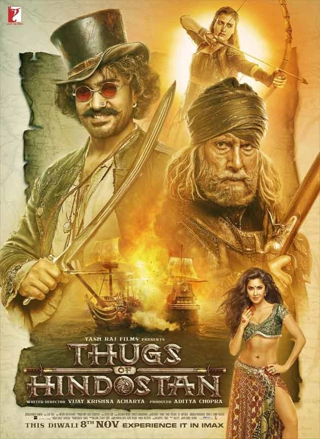 दमदार नहीं है ठग्स ऑफ हिन्दोस्तान का नया पोस्टर - Thugs of Hindostan, Aamir Khan, Amitabh Bachchan, Poster
