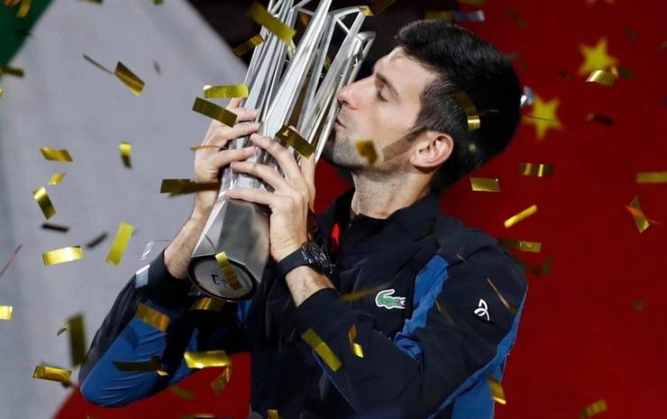 नोवाक जोकोविच ने चौथी बार शंघाई मास्टर्स खिताब जीता - Novak Djokovic,Shanghai Masters Champion